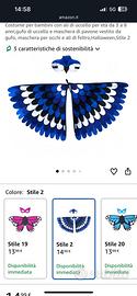 Costume carnevale uccello,zona Eur