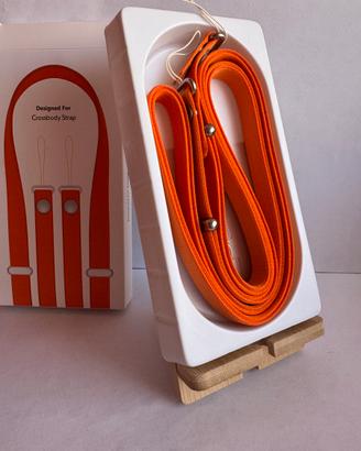 Tracolla crossbody apple arancione nuova x iPhone