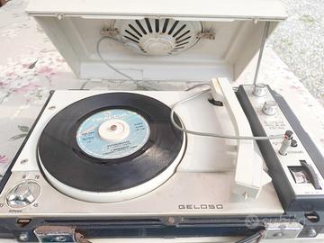 GELOSO GIRADISCHI RADIO PORTATILE VINTAGE 
