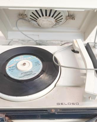 GELOSO GIRADISCHI RADIO PORTATILE VINTAGE 