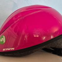 casco bici bambina rosa - taglia S