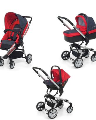 Trio Foppapedretti Denim Rosso inclusa base isofix