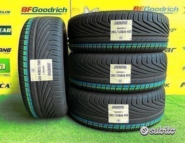 Pneumatici, gomme auto estive Uniroyal RAINSPORT 205/55 R16 91 V, Prezzi e  Offerte