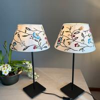 Lampade da tavolo Ikea paralume ricamo