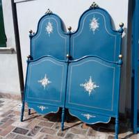 Letto matrimoniale e singolo  in ferro battuto