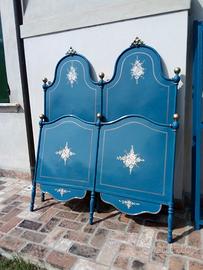 Letto matrimoniale e singolo  in ferro battuto