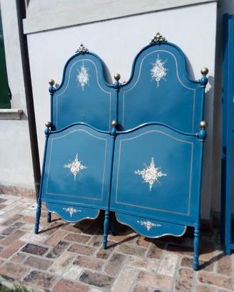 Letto matrimoniale e singolo  in ferro battuto