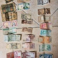 Banconote Mondiali vintage