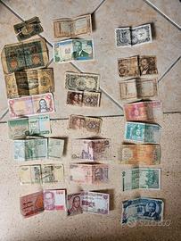 Banconote Mondiali vintage