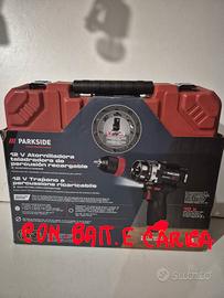 TRAPANO PROFESSIONALE NERO A PERCUSSIONE 12 VOLT 