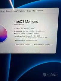 Macbook PRO 15" 2016