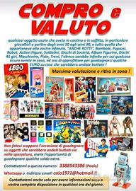 C.E.R.C.O C.O.M.P.R.O Giocattoli giochi anni 70 80