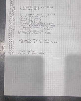 Lotto Tex Willer - Oltre 150 numeri (Collezione mi