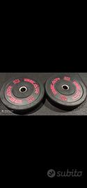coppia dischi bumper 25kg 
