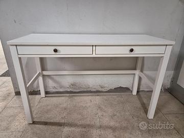IKEA HEMNES scrivania bianca 120x47cm con casseti