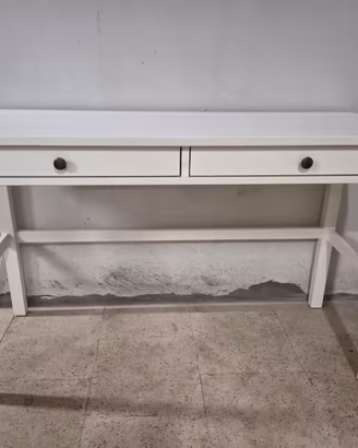 IKEA HEMNES scrivania bianca 120x47cm con casseti