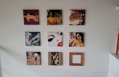 Composizione di stampe quadri su tela