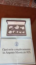 Cofanetto monete argento