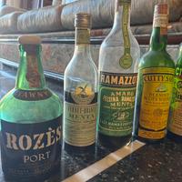 Lotto di bottiglie vintage da collezione