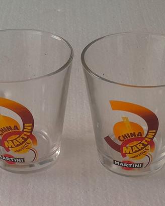 Bicchieri China Martini 4 pezzi anni 80