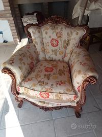 poltrona stile vintage 