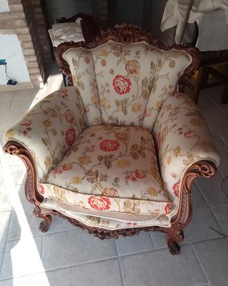 poltrona stile vintage 