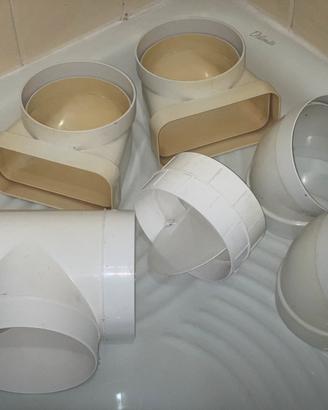 Adattatori aerazione snodo valvola curva aerazione