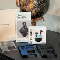 OPPO Find N2 Nero + 4 cover + Cuffie OPPO Buds2