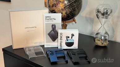 OPPO Find N2 Nero + 4 cover + Cuffie OPPO Buds2