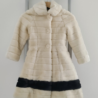 Cappotto bambina ecopelliccia Monnalisa