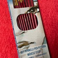 Set n. 10 pennelli belle arti