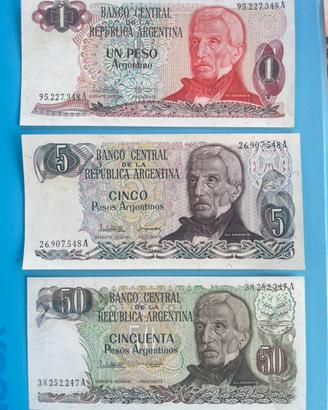 Banconote ARGENTINA Pesos FDS