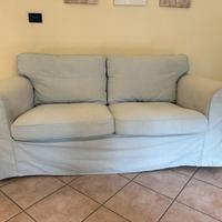 Divano, poltrona Ikea celeste polvere