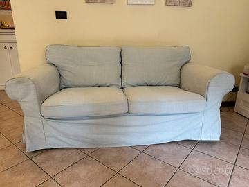 Divano, poltrona Ikea celeste polvere