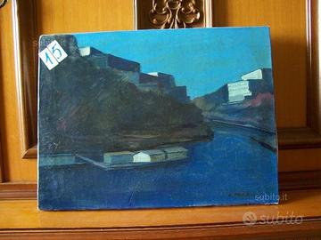 Olio su tela Renato Ferrini