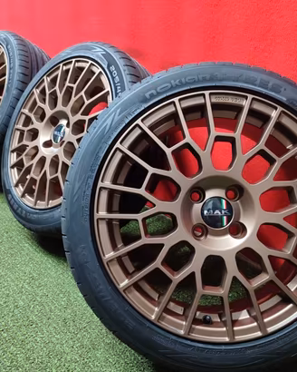 Cerchi Abarth 500 Fiat Ford Fiesta Pneus 205 45 17