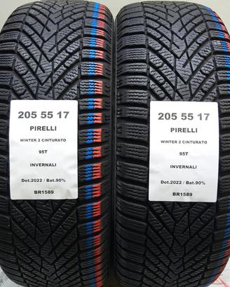 2 GOMME 205 55 17 PIRELLI BR1589