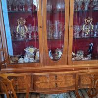 Vetrina Vintage in stile Chippendale