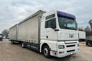 Man TGA 18.460 4x2 centinato con rimorchio