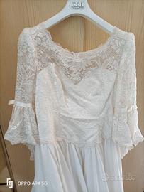 abito da sposa taglia 48 avorio 