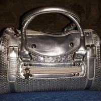 Piccola borsa bauletto donna con cerniera anterior