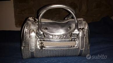 Piccola borsa bauletto donna con cerniera anterior