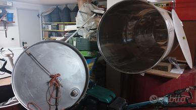 SERBATOIO IN ACCIAIO INOX 1000 L PER ALIMENTI