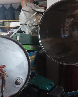 SERBATOIO IN ACCIAIO INOX 1000 L PER ALIMENTI