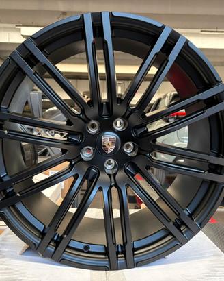 CERCHI NUOVI IN LEGA PORSCHE MACAN RAGGIO 21 NERO 