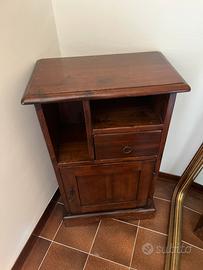 Comodino/mobiletto in legno massello
