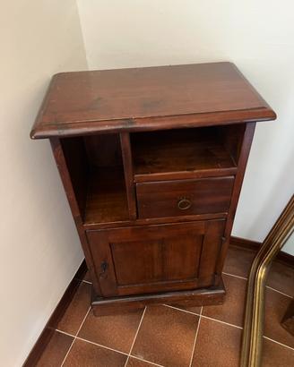 Comodino/mobiletto in legno massello