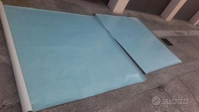 tappeti in gomma 2 metri 200x200 azzurro morbido