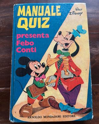 Manuale Quiz "Walt Disney" 1973.Vintage
