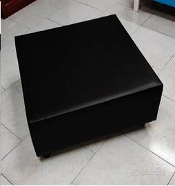 Tavolino Pouf in ecopelle